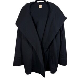 Gap × BÉIS Oversized Blanket Coat in True Black Medium/Large